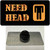 Need Head Wholesale Novelty Metal Hat Pin