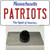 Patriots Massachusetts State Wholesale Novelty Metal Hat Pin