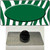 Green White Zebra Green Center Oval Wholesale Novelty Metal Hat Pin