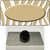 Gold White Zebra Gold Center Oval Wholesale Novelty Metal Hat Pin