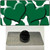 Green White Giraffe Green Centered Hearts Wholesale Novelty Metal Hat Pin