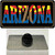 Arizona Inlayed State Flag Wholesale Novelty Metal Hat Pin