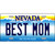 Best Mom Nevada Novelty Metal License Plate