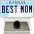 Best Mom Kansas Wholesale Novelty Metal Hat Pin