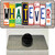 Whatever Wood License Plate Art Wholesale Novelty Metal Hat Pin