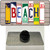 Beach Wood License Plate Art Wholesale Novelty Metal Hat Pin