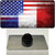 United States France Flag Fade Wholesale Novelty Metal Hat Pin