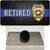 Retired Police Thin Blue Line Wholesale Novelty Metal Hat Pin