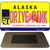 Drive Pink Alaska Novelty Metal Magnet M-9638