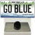 Go Blue Michigan Wholesale Novelty Metal Hat Pin
