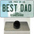 Best Dad New Hampshire State Wholesale Novelty Metal Hat Pin