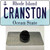 Cranston Rhode Island State Wholesale Novelty Metal Hat Pin