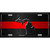 Michigan Thin Red Line Metal Novelty License Plate