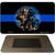 Thin Blue Line Police K-9 Novelty Metal Magnet M-4217