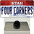 Utah Four Corners Wholesale Novelty Metal Hat Pin