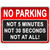 No Parking At All Metal Novelty Parking Sign