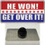 Trump Won Get Over It Wholesale Novelty Metal Hat Pin