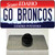 Go Broncos Wholesale Novelty Metal Hat Pin