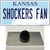 Shockers Fan Wholesale Novelty Metal Hat Pin Tag