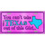 Texas Girl Pink Novelty Metal License Plate
