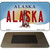 Alaska State Novelty Metal Magnet M-9581