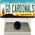 Go Cardinals Wholesale Novelty Metal Hat Pin Tag