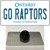 Go Raptors Wholesale Novelty Metal Hat Pin Tag