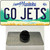 Go Jets Manitoba Wholesale Novelty Metal Hat Pin Tag