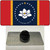 Mississippi Flag Wholesale Novelty Metal Hat Pin Tag