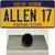 Allen 17 New York Wholesale Novelty Metal Hat Pin Tag