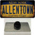 Allentown NY Yellow Rusty Wholesale Novelty Metal Hat Pin Tag