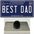Best Dad Tennessee Blue Wholesale Novelty Metal Hat Pin Tag