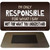 Responsible For What I Say Novelty Metal Magnet M-9632