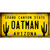 Arizona Oatman Yellow Novelty Metal License Plate