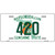 420 Florida Novelty Metal License Plate