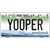 Yooper Michigan Novelty Metal License Plate