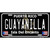 Guayanilla Puerto Rico Black Novelty Metal License Plate