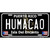 Humacao Puerto Rico Black Novelty Metal License Plate