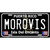 Morovis Puerto Rico Black Novelty Metal License Plate