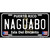 Naguabo Puerto Rico Black Novelty Metal License Plate