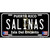 Salinas Puerto Rico Black Novelty Metal License Plate