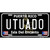 Utuado Puerto Rico Black Novelty Metal License Plate