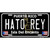 Hato Rey Puerto Rico Black Novelty Metal License Plate