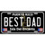 Best Dad Puerto Rico Black Novelty Metal License Plate