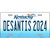 Desantis 2024 Kentucky Novelty Metal License Plate