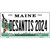 Desantis 2024 Maine Novelty Metal License Plate