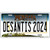 Desantis 2024 Montana Novelty Metal License Plate
