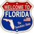 Florida Established Novelty Metal Highway Shield Sign