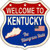 Kentucky Established Novelty Metal Highway Shield Sign