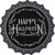 Happy Halloween Novelty Metal Bottle Cap Sign